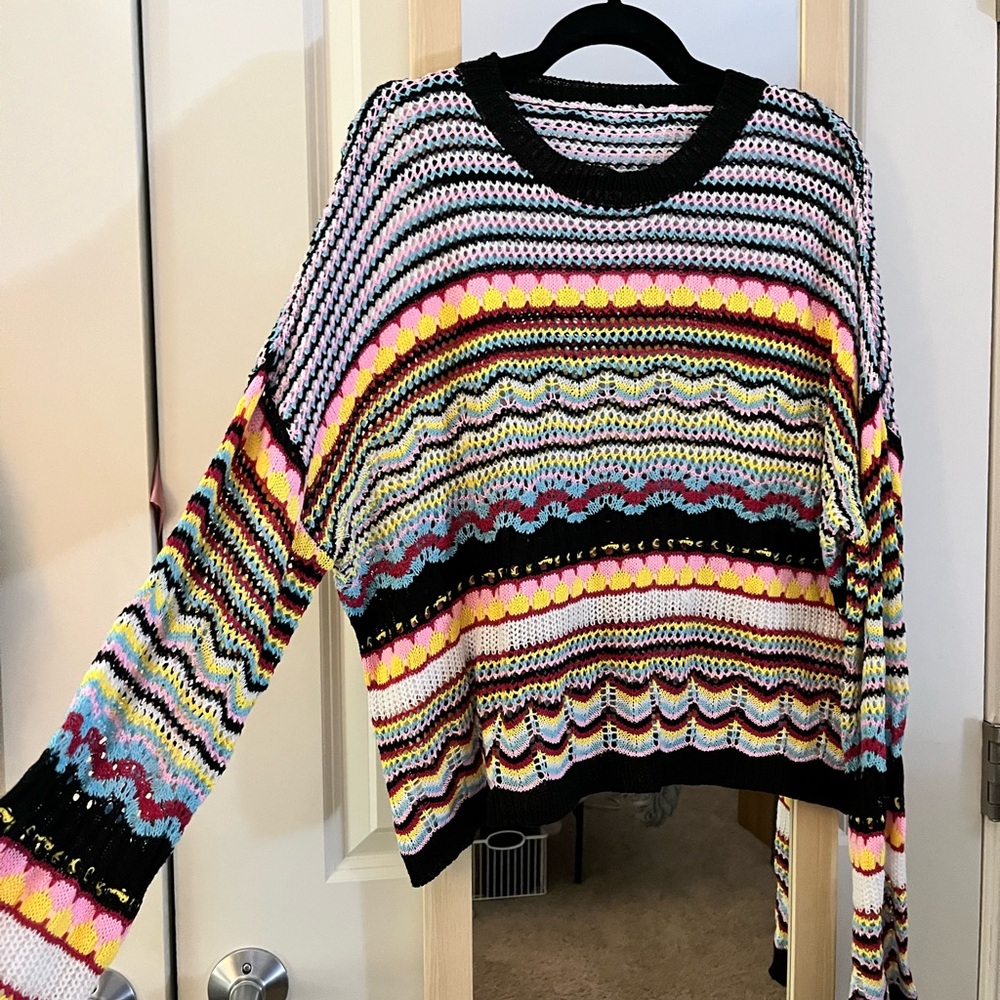 Multicolor Striped Women's Sweater